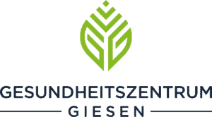 Logo des Gesundheitszentrums Giesen mit Baum-Design in Grün.